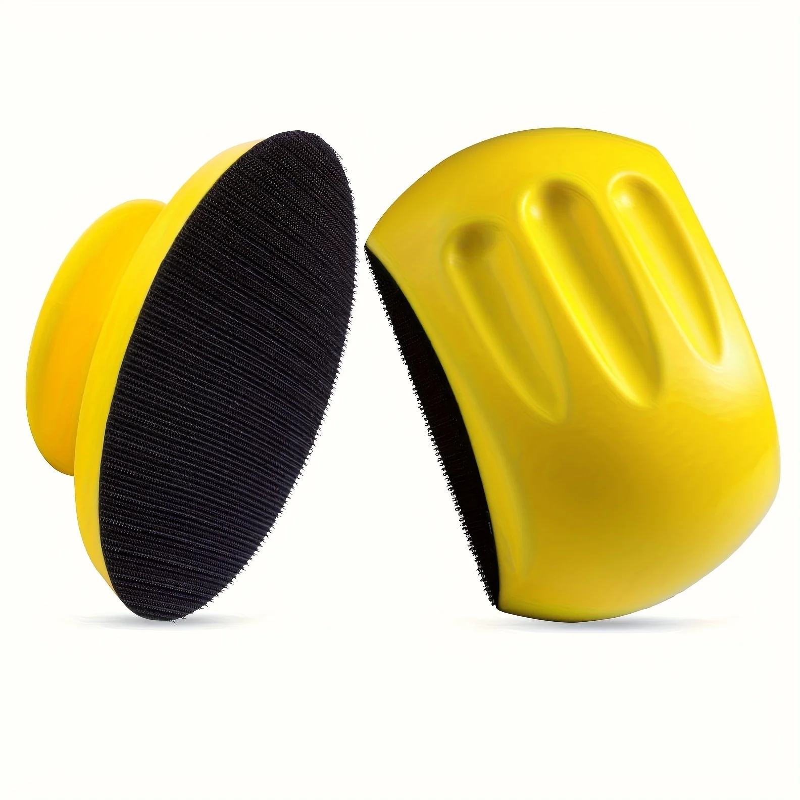 5-inch Mouse-shaped Sanding Block with Hook-and-Loop Backing - Durable PU Ergonomic Hand Sander, Suitable for Woodworking