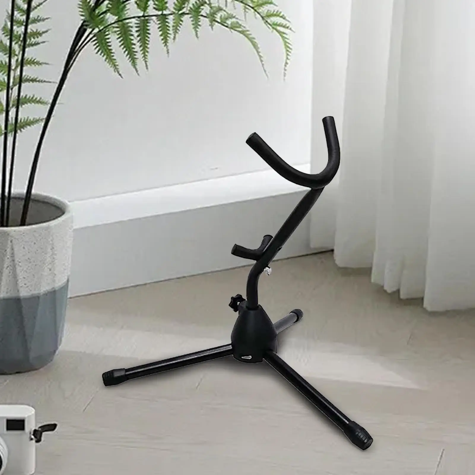 Tenor Sax Stand Foldable Sax Tripod Holder Portable Adjustable Stable Support Choice For Band Studio Home Practice School Music - view 4