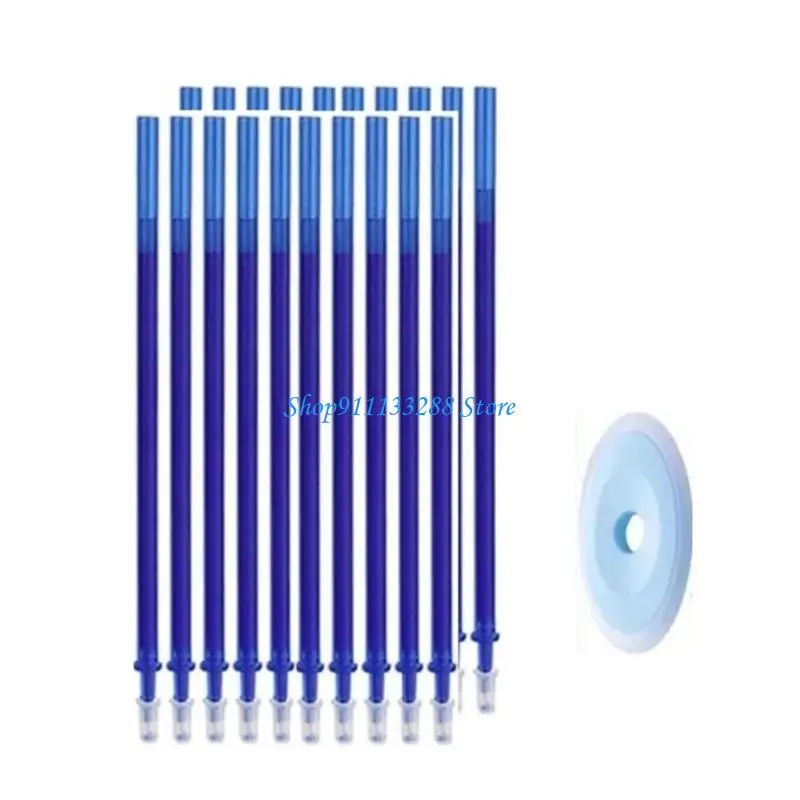 

G88D 4Pieces Cartoon Erasable Gel Pen with Refills Erasers 0.5mm Needle Tip Blue Inks Quick Drying for Writing Journaling