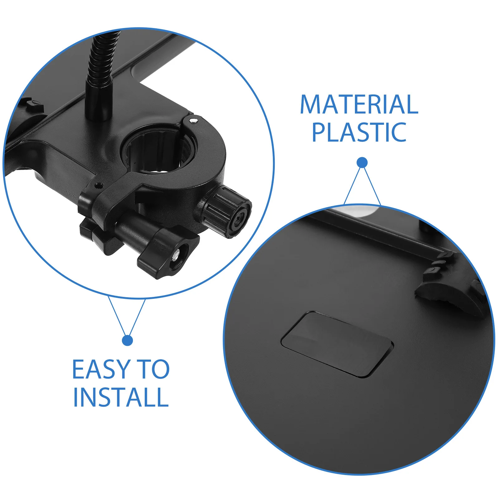 

Clip-on Sound Card Tray for Microphone Stand Phone Holder with Removable Design Sturdy Plastic Build Ideal for Live Broadcast