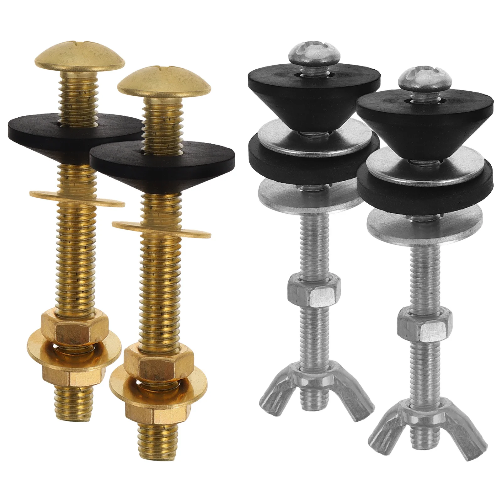 

4Pcs Universal Toilet Tank to Bowl Coupling Waterproof Gaskets Bathroom Accessories Toilet Tank Parts