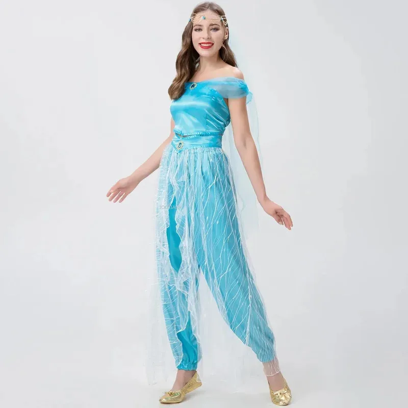 CosplayAdult Princess Up Of Aladdin The Magic Lamp Cosplay Costume Carnival Party Fancy Dress Halloween Parts;3'c,5.y;8'v, view 5