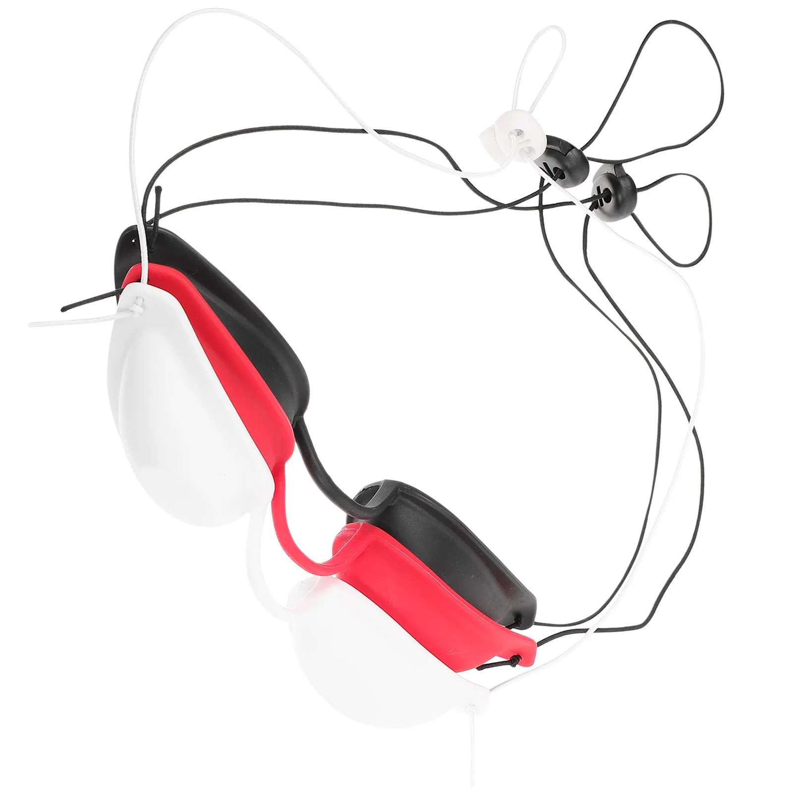 

Набор из 3 черных масок для глаз с регулировкой, защитные очки от УФ-излучения для загара, безопасная защита глаз для терапии, загара на солнце, путешествий на природе, портативные