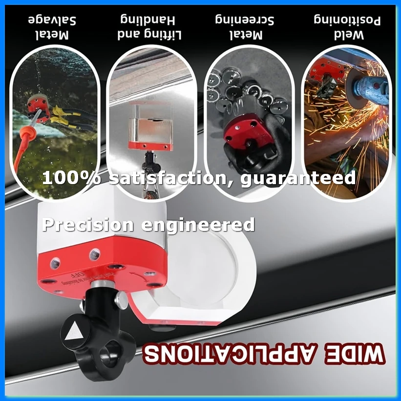 180 LB on/Off Magnets, Magnetic Welding Holder, Multipurpose Switch Magnet for Lifting and Handling,Metal Screening-A07G