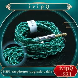 ivipQ-531 6-Core Multi Element Customizable Earphones Upgrade Cable With0.78 2PIN/MMCX Suitable For SeeAudio AKG Pentaconn Ear