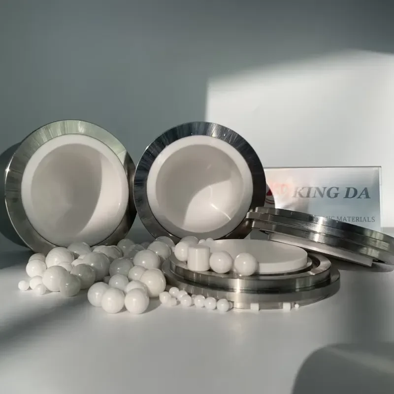 i 100ml YSZ Ceramic Grinding Jar for VIBRATORY DISC MILL RS 200/RS300 | PM Compatible Wear-Resistant