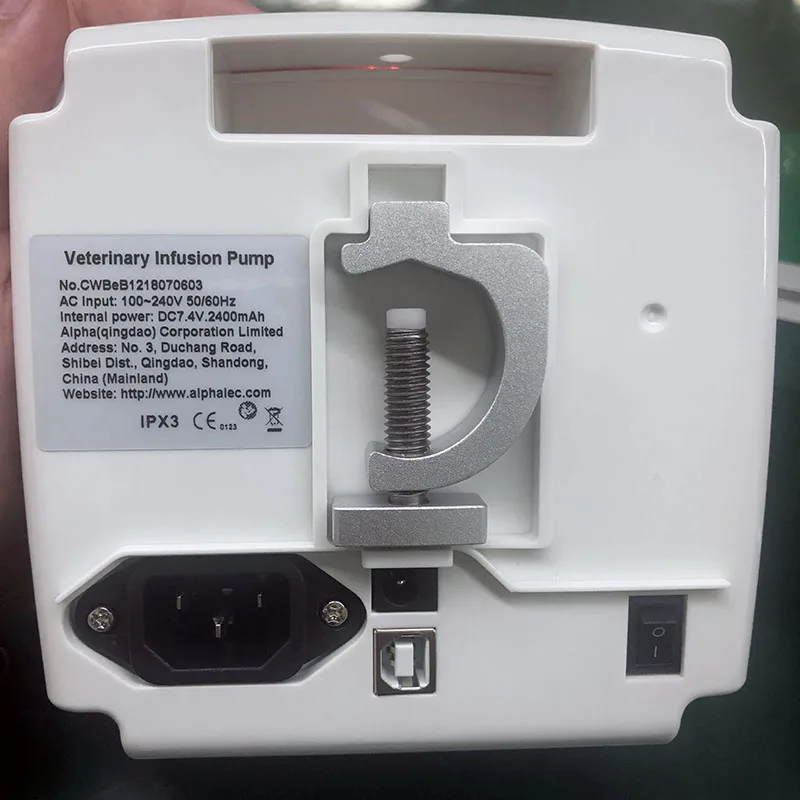 Best Price ROBIN EB12V Large Veterinary Syringe Pump for Animal Infusion and Injection Diagnosis