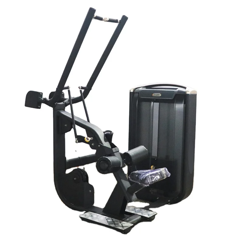 Professional Home Gym Equipment Lat Pulldown Machines with Pulley System and Attachments for Arm Exercise Body Building