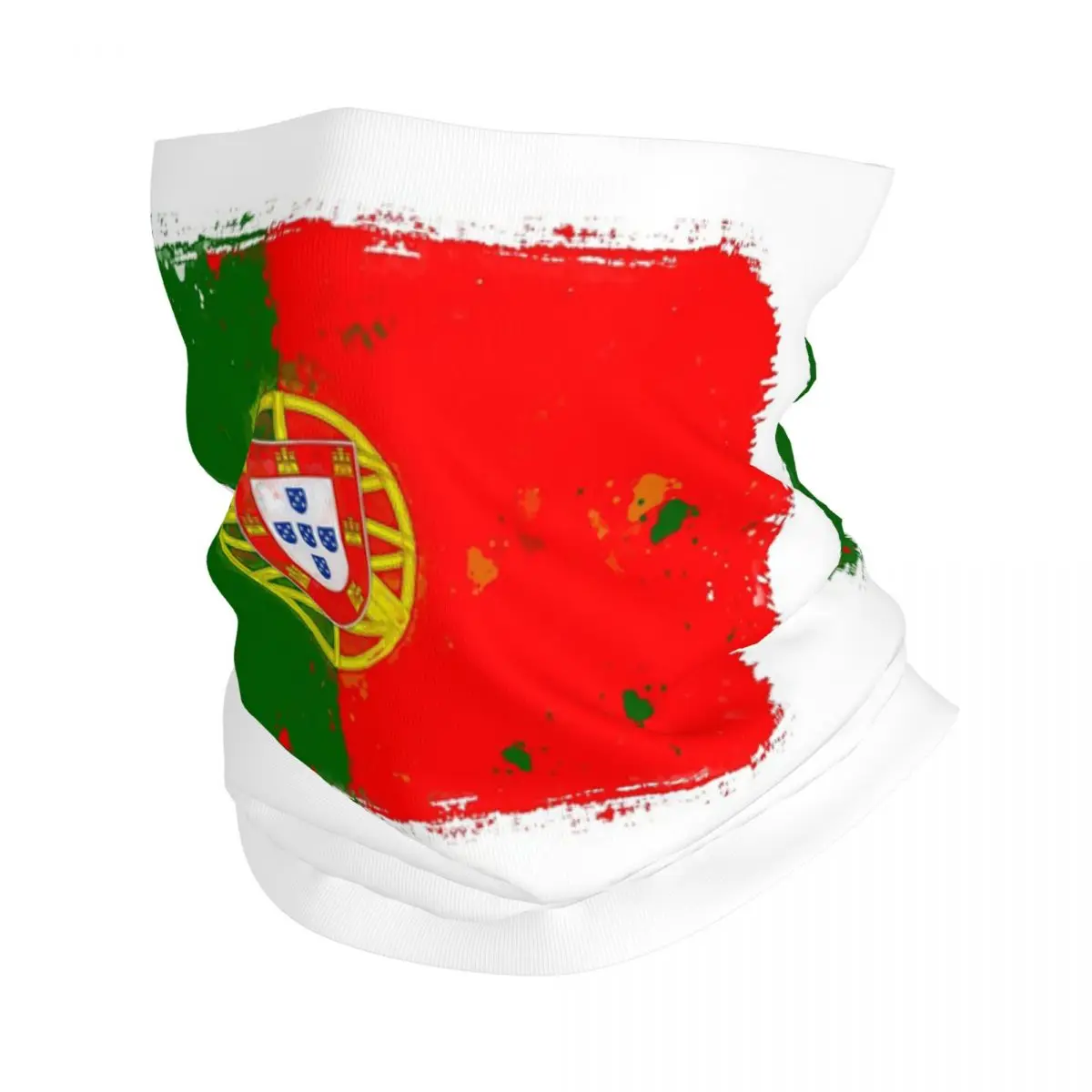 Flag Of Portugal Bandana Neck Cover Printed Wrap Scarf Multi-use Cycling Scarf Hiking Fishing For Men Women Adult Windproof