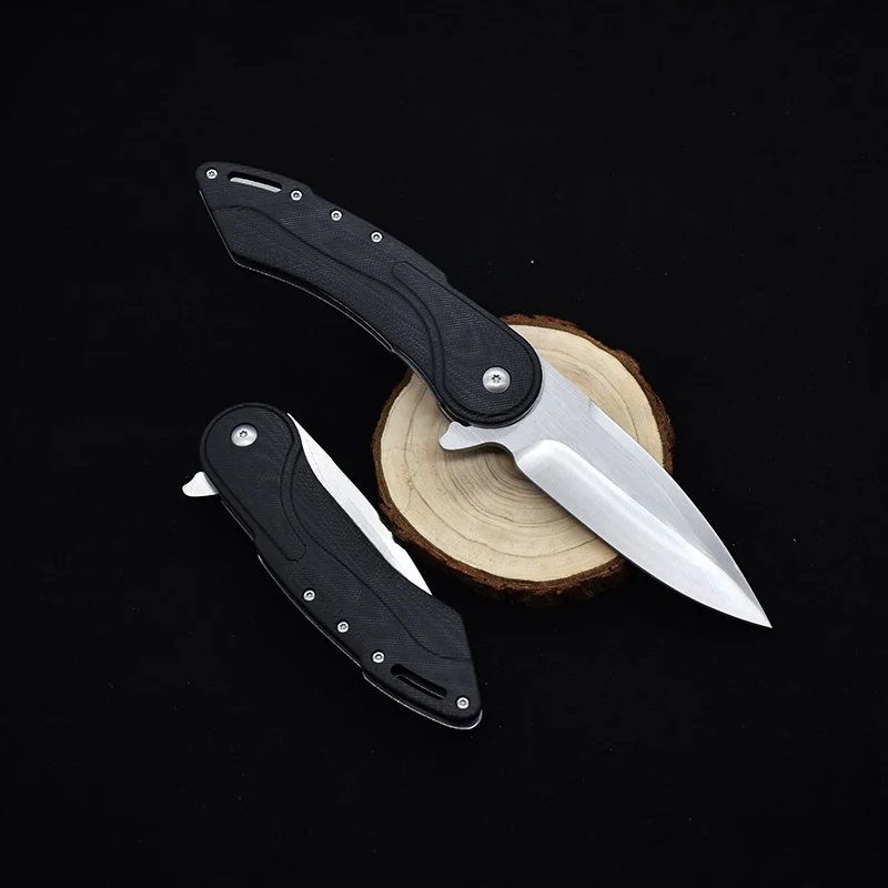 Todd Begg Bearing D2 Steel Pocket Folding Knife Outdoor Combat Hunting Knives Camping Hiking Utility Knife Sharp Cutter EDC Gift