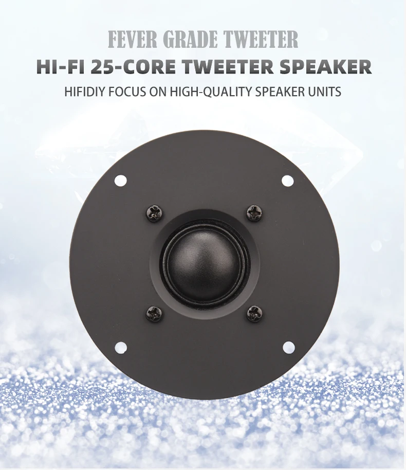 HIFIDIY Sống 4 ~ 4.5 Inch Tweeter Loa Đơn Vị Lụa Đen Màng 4/8OHM 30W ATreble Loa B1-95/100/103/104/108/110/116Mm