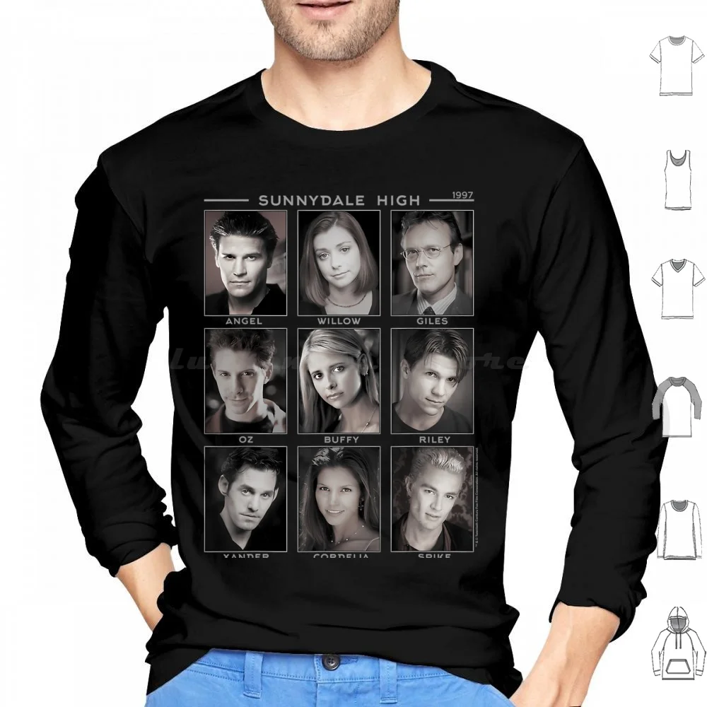 Buffy The Vampire Class Of Sunnyda Hoodies Long Sleeve Buffy The Vampire The Bronze Bronze Buffy Vampire Vampire All In