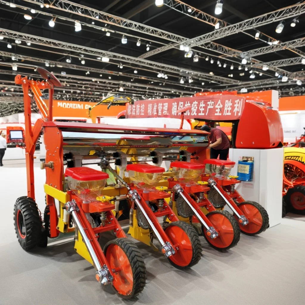 High Efficiency Corn Seeder for Walking Tractor 3 Row  Corn Seeder Machine with Fertilizer for Sale