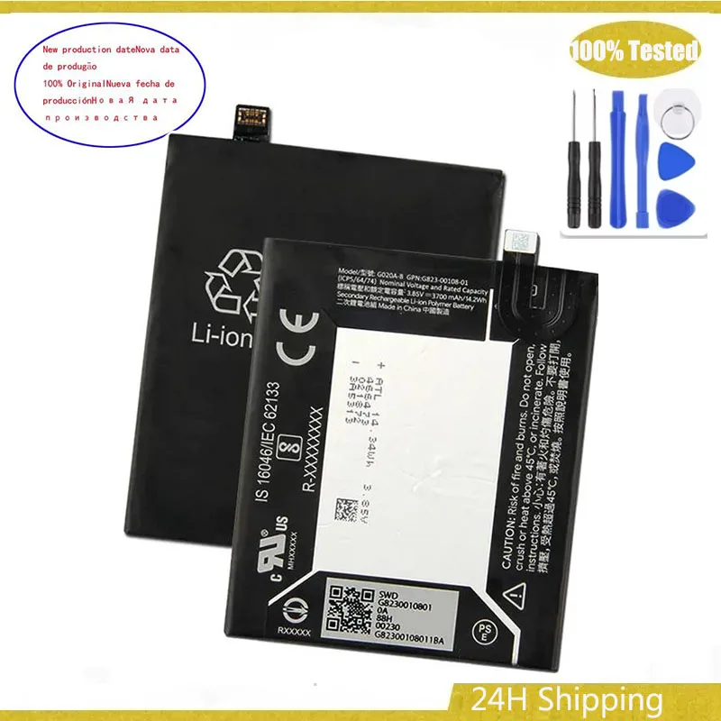 Replacement Phone Battery G020A-B For Google pixel 3A XL 3700mAh G020E-B For Google Pixel 3A Pixel 3 Lite 3000mAh
