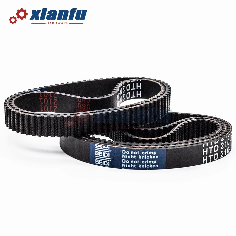 HTD 3M Timing Belt Closed Loop Rubber Width 6/10/15/20mm Lp=540 543 546 549 552 555 558 561 564 567 570 573 576 579mm Perimeter