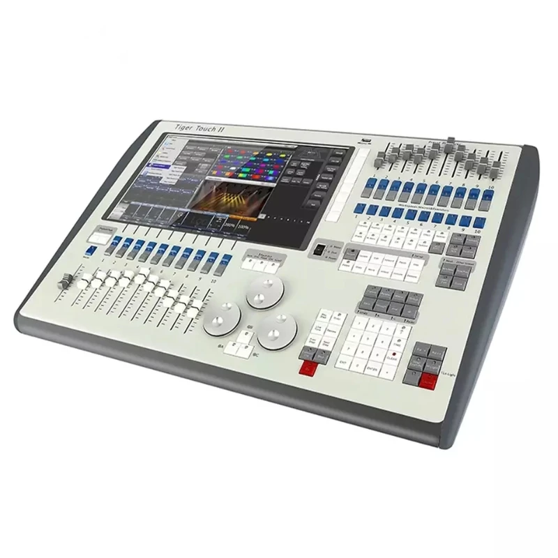 16 canali uscite Tiger Touch 2 II console Professional disco stage light controller DMX con flightcase