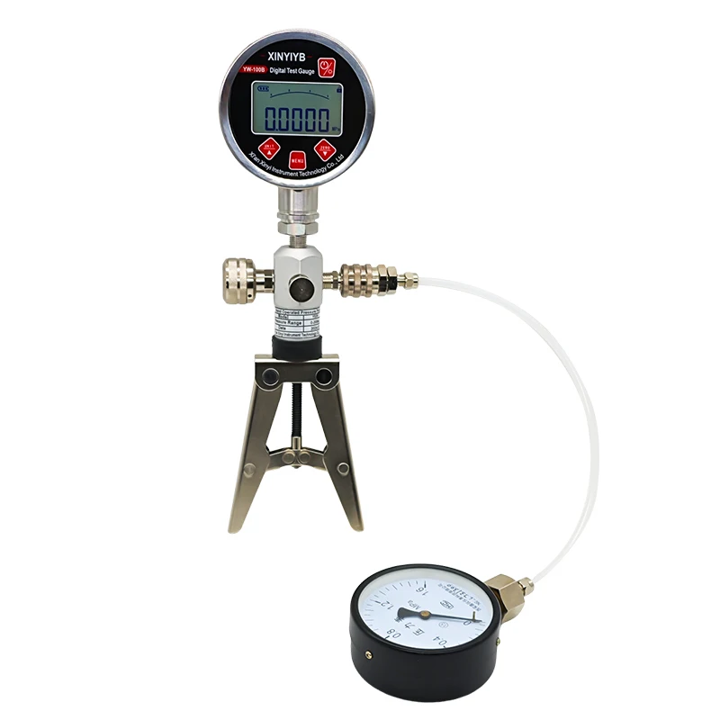 

20Bar Stainless Steel Handheld Pneumatic Air Pressure Calibration Pump Pressure Gauge Calibrator