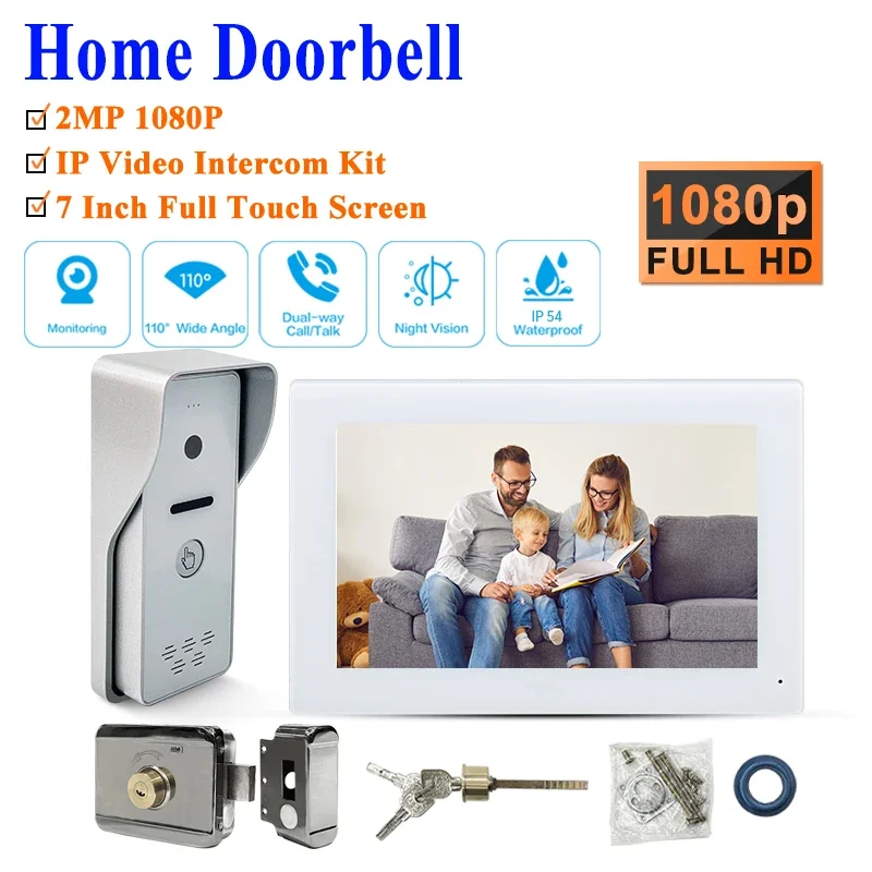 

OEM/OM 1080P CAT5 CAT6 Smart Life Home Digital Doorphone Viewer Peepholes Door Camera Eye