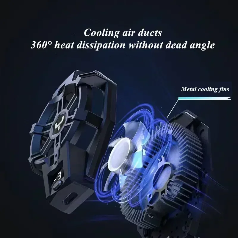 Полупроводниковый охлаждающий вентилятор X29 с задней застежкой из АБС-пластика, радиатор с батареей для PUBG, игровой охладитель для IPhone, Samsung, Xiaomi, Охлаждающий радиатор