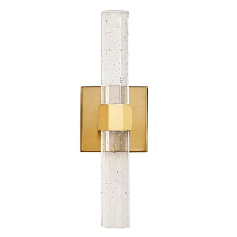 

Nordic light luxury crystal wall lamp Modern simple living room, corridor background wall Bedroom study, hotel room bedside lamp