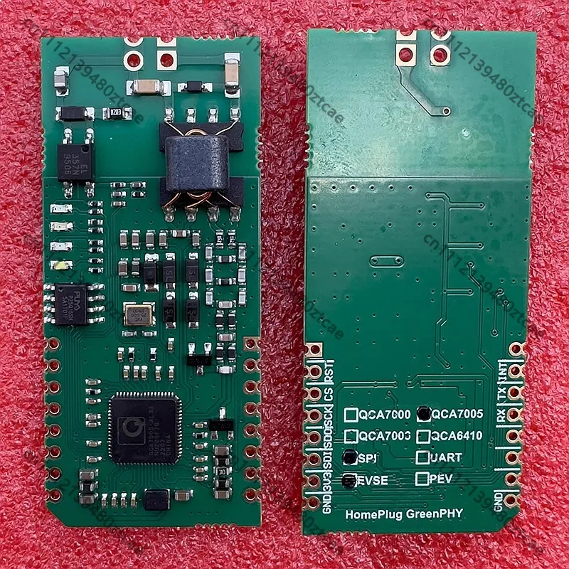 1PCS ISO15118 PEV EVSE HomePlug Green PHY Broadband PLC Module QCA7000 QCA7005 Communication Board