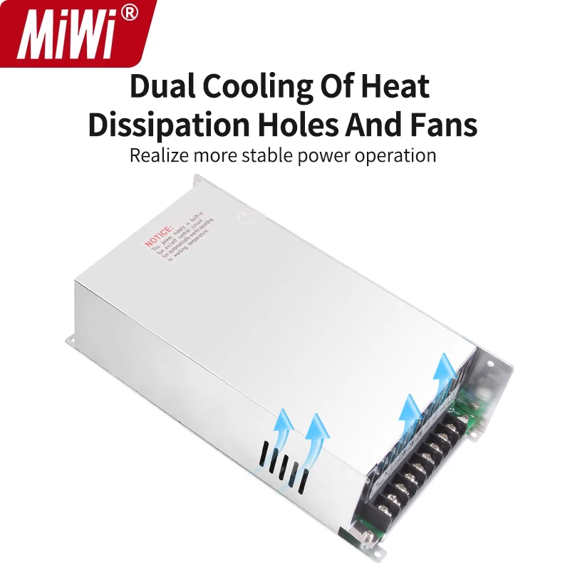 S-800-24 سعر الجملة 800 واط 24 فولت تحويل التيار الكهربائي 24 فولت 33.3a مصدر الطاقة #3