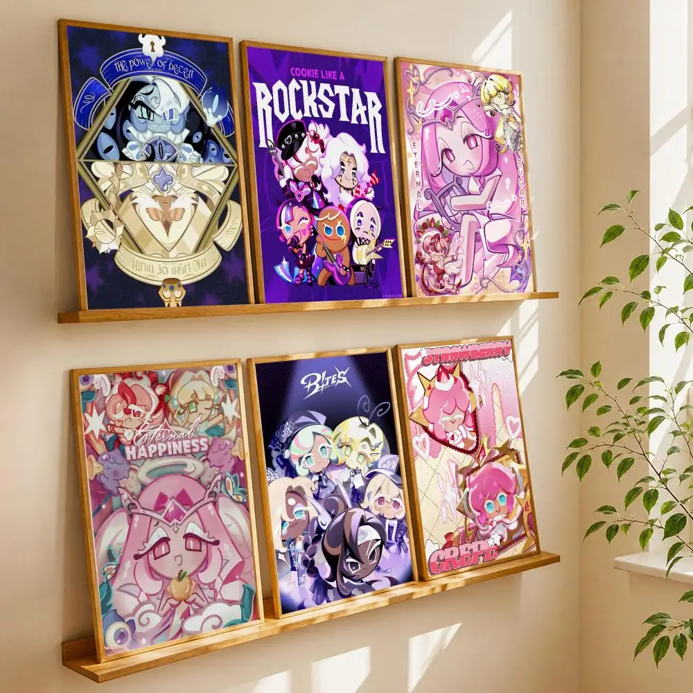 C-Cookie Run K-Kingdom Poster HD Wall Art Wall Stickers Home Living Room Bedroom Bar Office Decor Prints