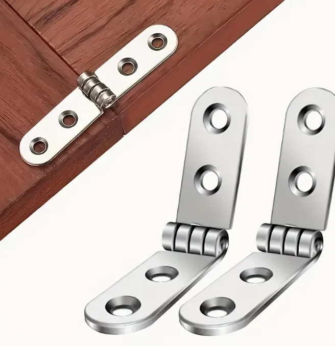 Foldable Flap Screw-On Hinge 180 Degree for Sewing Machine Cabinet Door Furniture Hardware Accessory