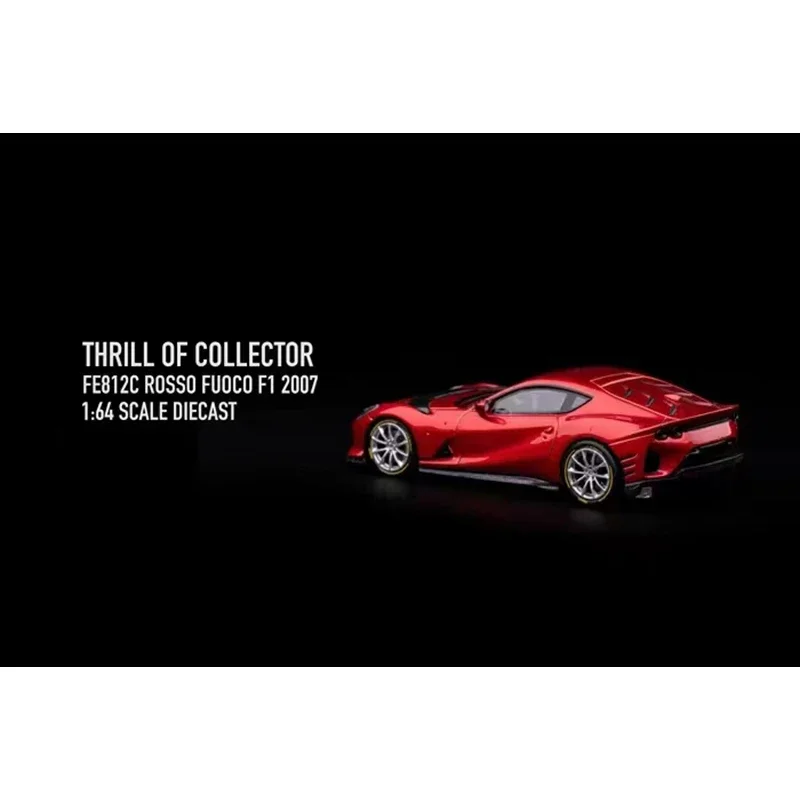 PreSale TOC 1:64 812C Competizione V12 FUELME Subsidiary Diecast Diorama Car Model Collect Miniature Toys