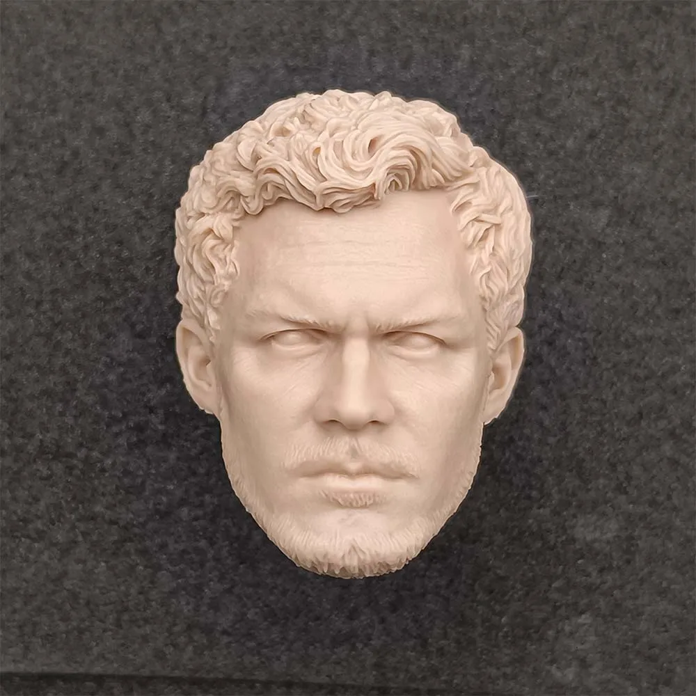 

1/6 Die-cast Resin Model Assembly Kit Finn Jones Head Sculpture Model Toys (55mm) Unpainted Free Shipping