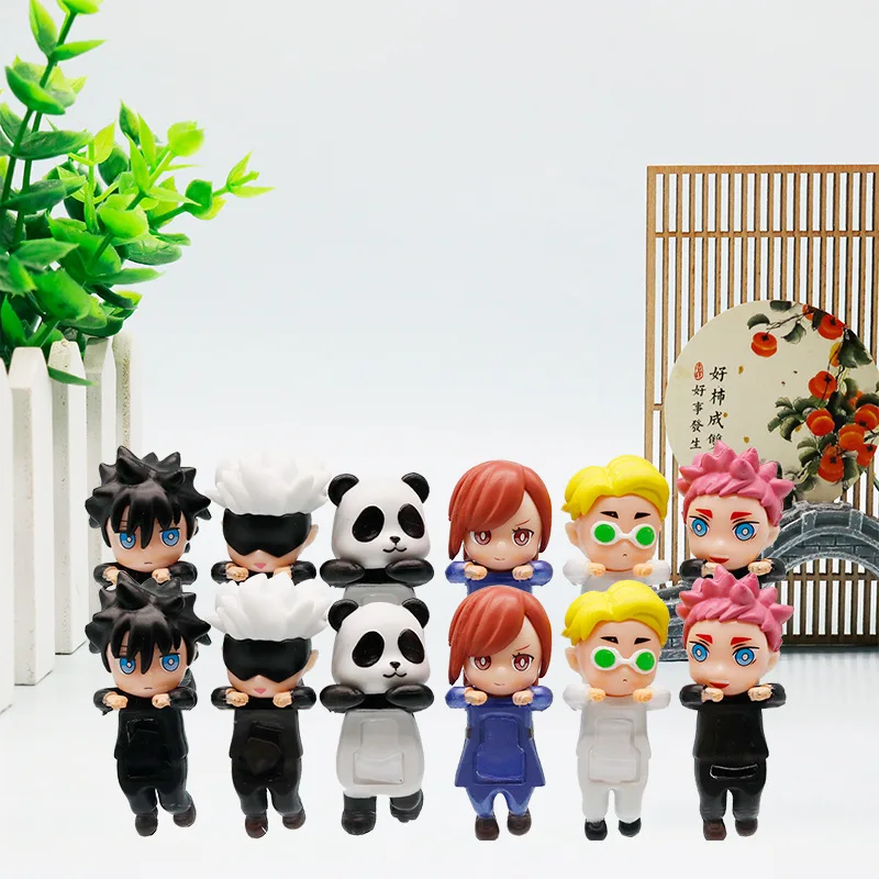 

New Anime Jujutsu Kaisen Gojo Satoru Itadori Yuji Action Figures Papa Doll PVC Model Collection Decoration Toy Gift