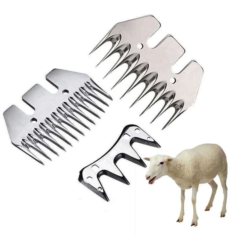 Sheep/Goats Shears Convex Comb Cutter Shearing Clipper 9/13 Tooth Straight/Curved Blade For Sheep Clipper Shears Scissorsd