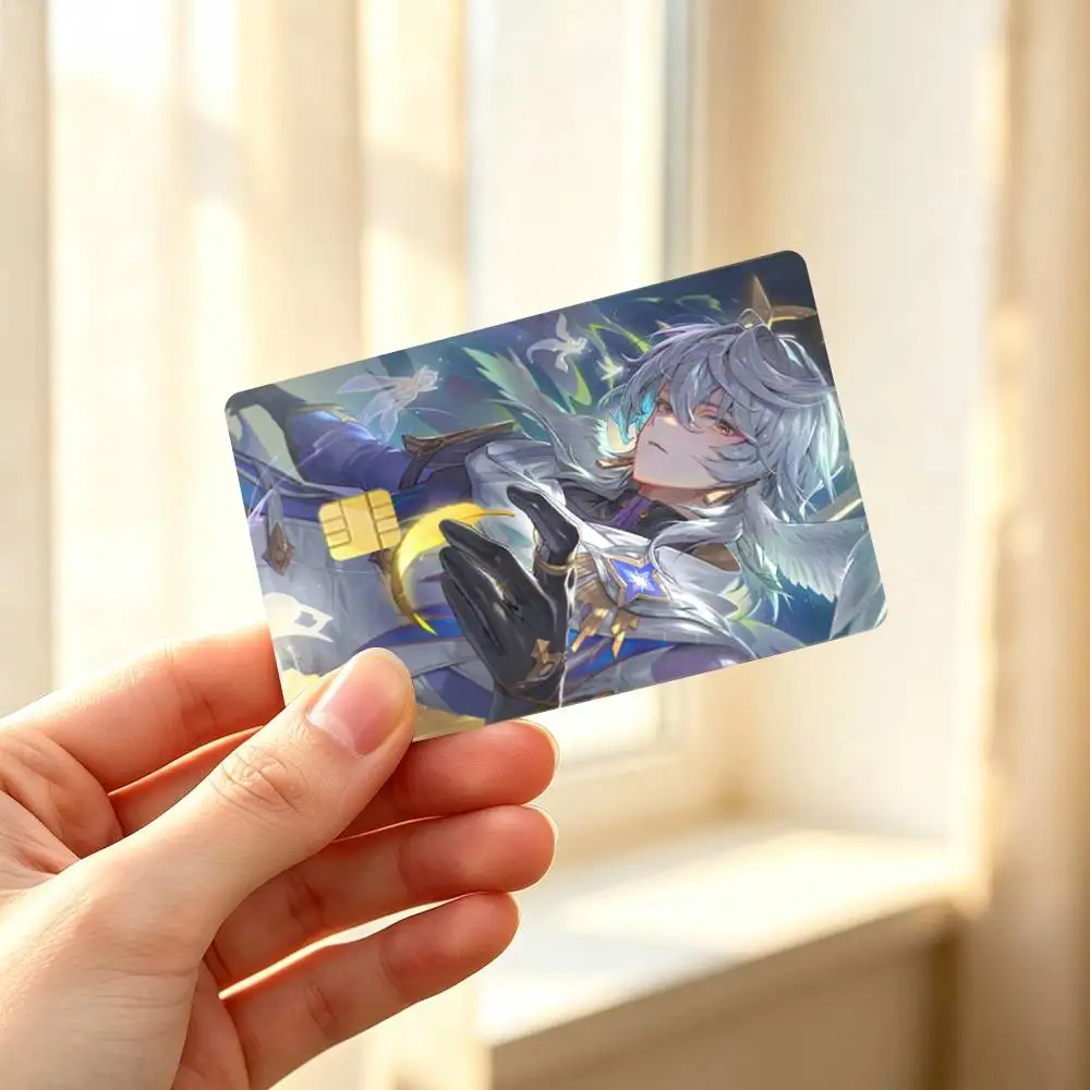 Game Honkai Star Rail Sunday Round High Definition Matte PVC Film Tape | For Credit Card, Debit Card Stickers & Gift Decoration
