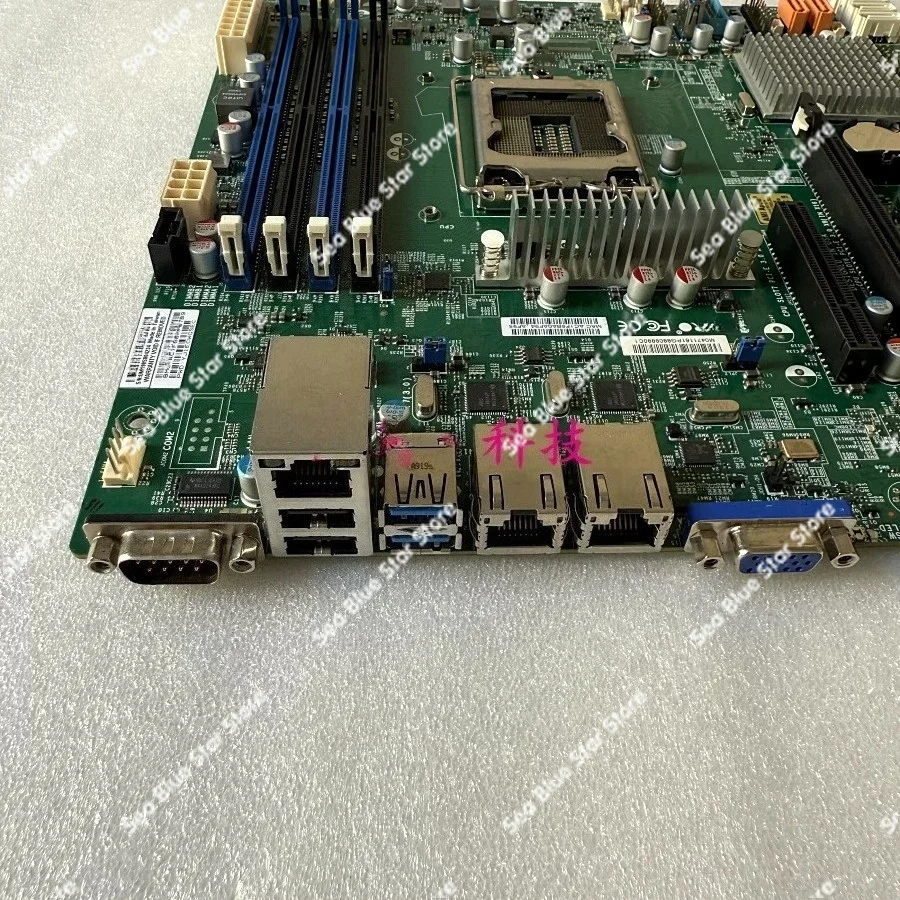 Industrial Control Main Board X11SSL-F Server Main Board Support Intel E3-1200V5 1151 Pin CPU Used Disassembly Main Board