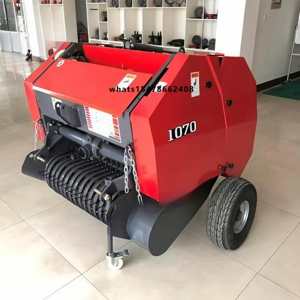 Top Quality Design Straw Round Press Pick Up Grass Packing Baler Machine Ready For Delivery