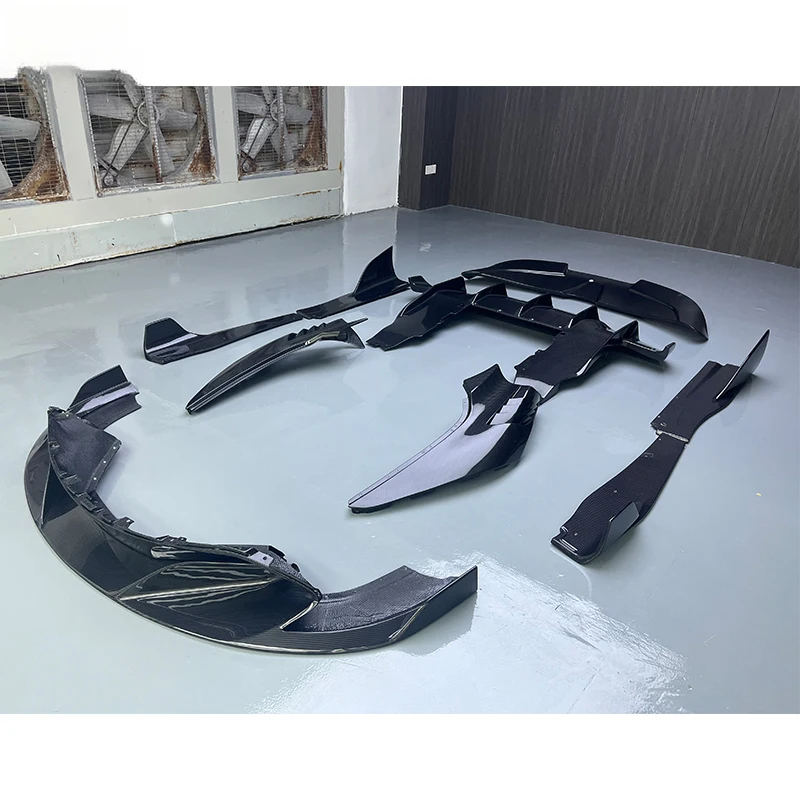 

Premium Car Accessories High Quality Dry Carbon Fiber Bodykit 720S To Rryft Style Body Kit Front Diffuser Lip Rear Durable