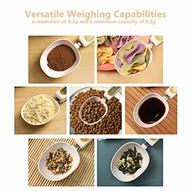 【BEST WISHES】Kitchen Digital Electronic Scale For Coffee Powder Weighing Spoon Measuring Tool For Spices Ingredients In Grams
