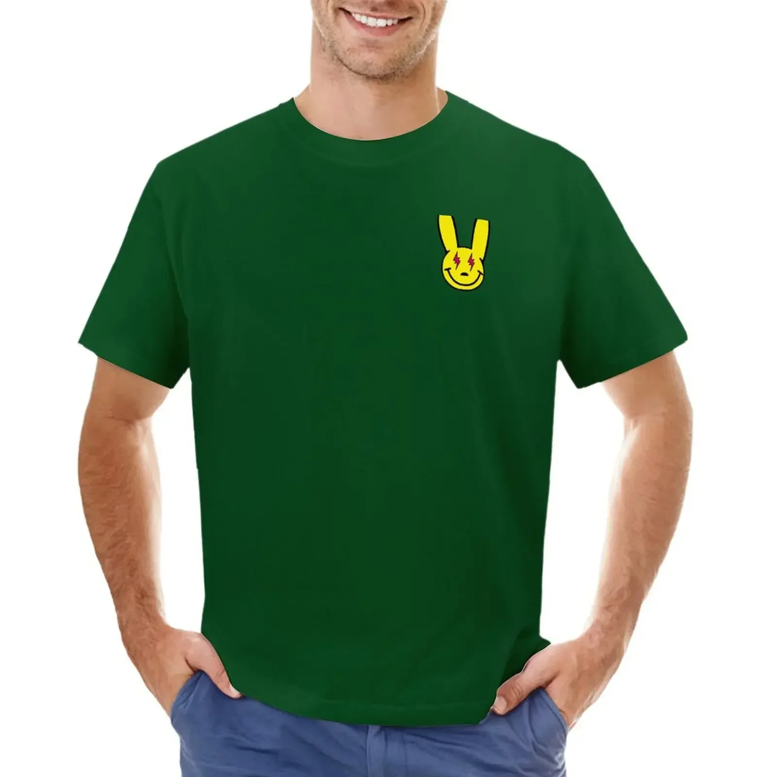 Bad Balvin x J. Bunny T-shirt for men graphic shirts graphic tees summer tops t shirts manga vintage anime clothes heavyweight image 6