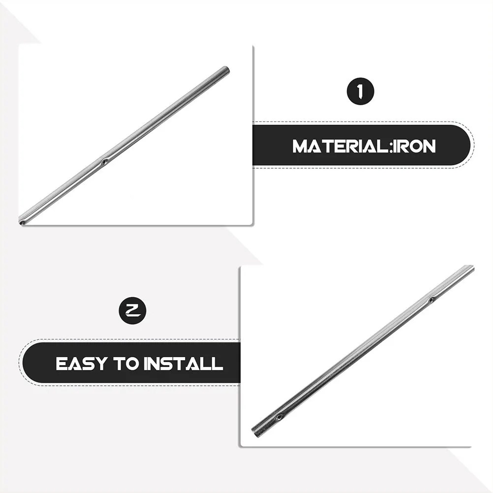 4Pcs Soccer Machine Poles Metal Rods for Table Football Robust Design Easy to Install Game Machine Accessories