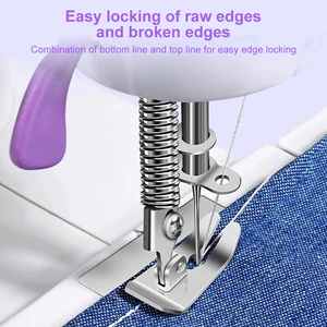 ماكينة خياطة منزلية محمولة ، ماكينة خياطة صغيرة ، تحكم في الضوء والسرعة للمبتدئين ، إكسسوارات منزلية DIY ، 202 أفضل 10 آلات حبة مبيعا - رقم 7