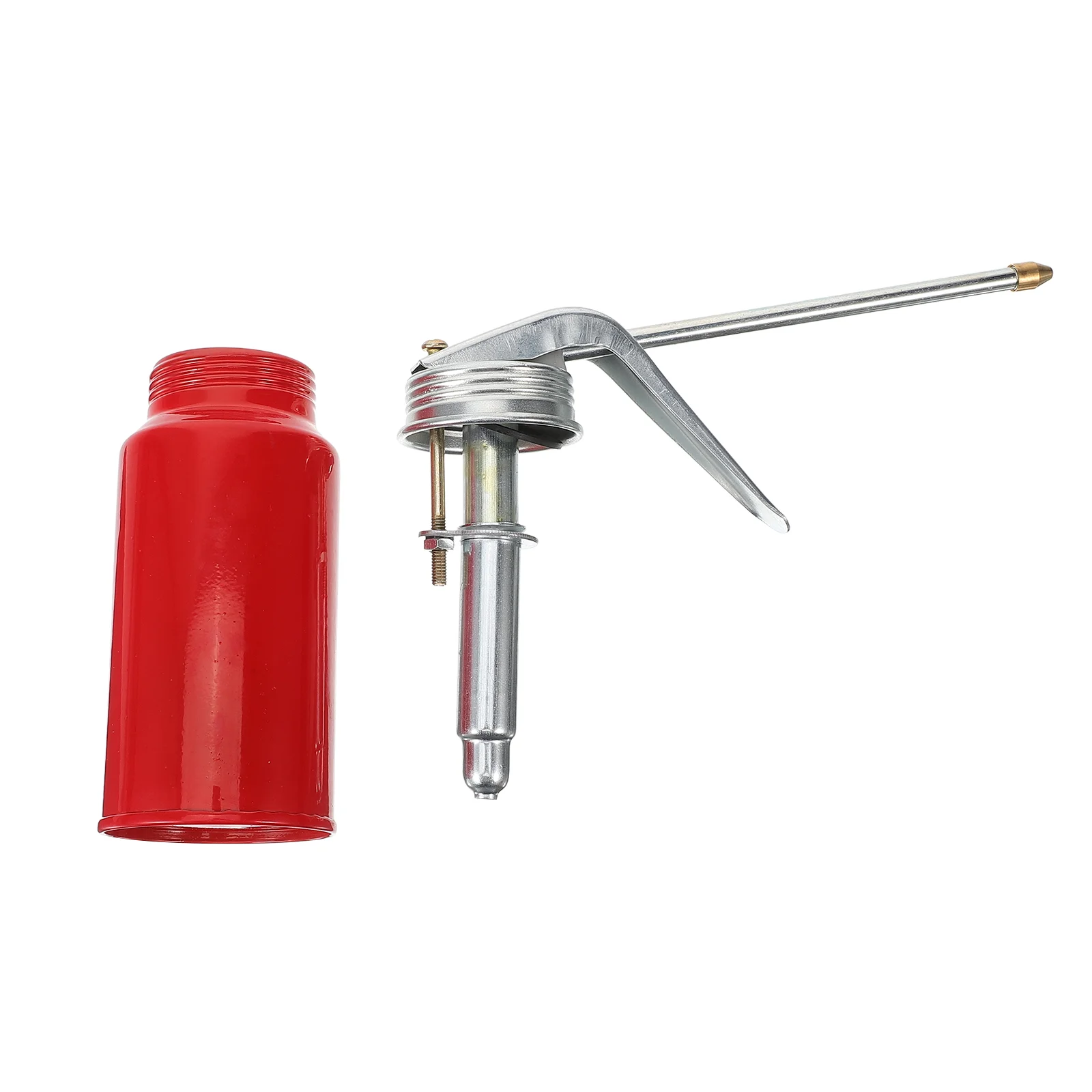 High Pressure Refueling Kettle Oil Dispenser Automotive Can for Motor Car Lubrication Oiler Jug Red