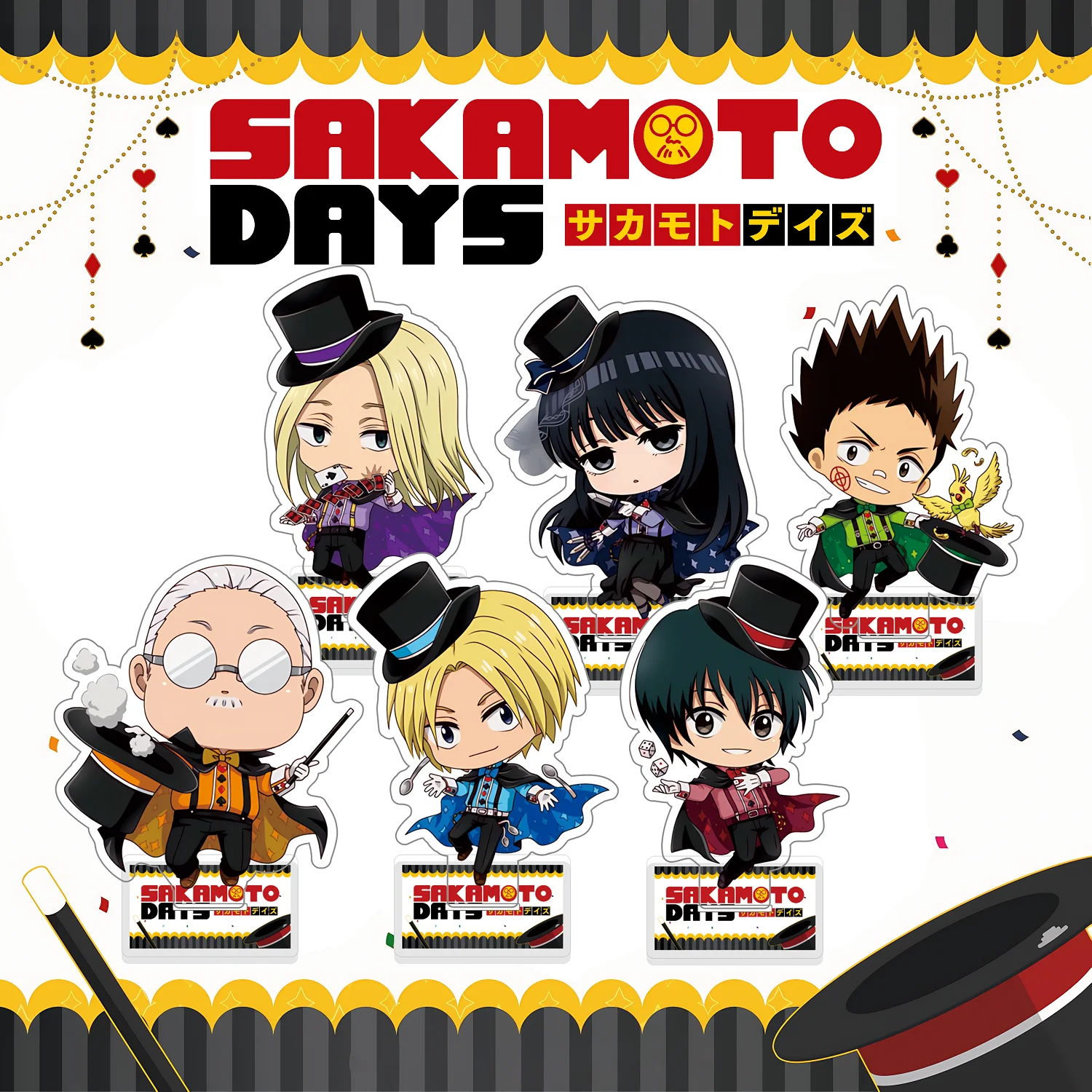 Аниме Sakamoto Days акриловый брелок-подставка Shin Asakura Taro Sakamoto Collection Accesorios милый декор комнаты орнамент подарок другу