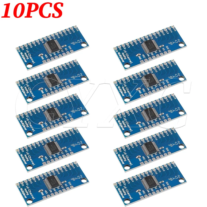 10PCS CD74HC4067 16-Kanal Analog Digital Multiplexer Breakout Board Modul 74HC4067 Mikrocontroller Board