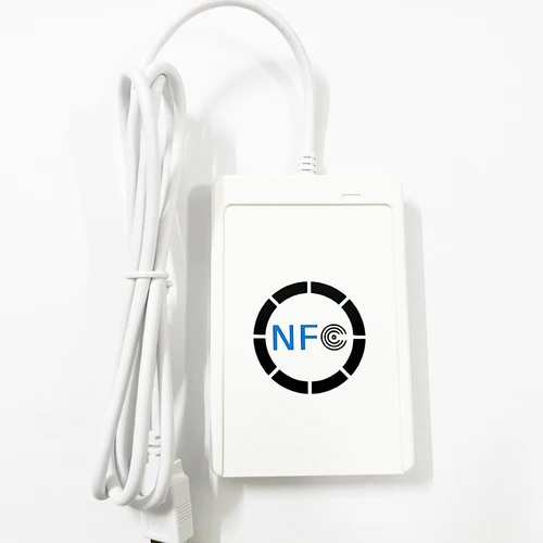 Imagen 2 del producto Lector de tarjetas inteligentes RFID, grabador sin contacto, fotocopiadora, clon grabable, NFC, ACR122U, USB S50, 13,56 mhz, M1 lector de tarjetas