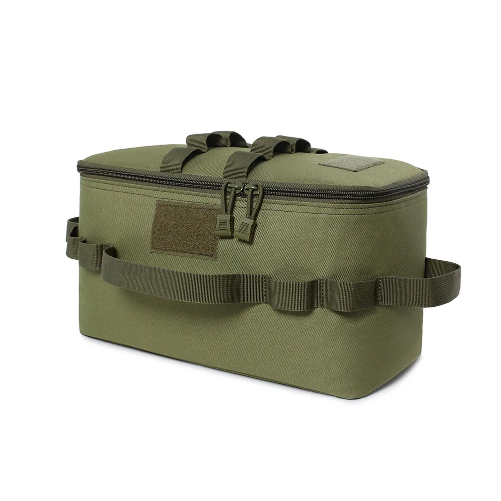 /11L /Camping /Storage Bag 600D Oxford Foldable Cookware Trunk Organizer With Dividers For Gas Tank Ground Nails Pans Stoves Hik