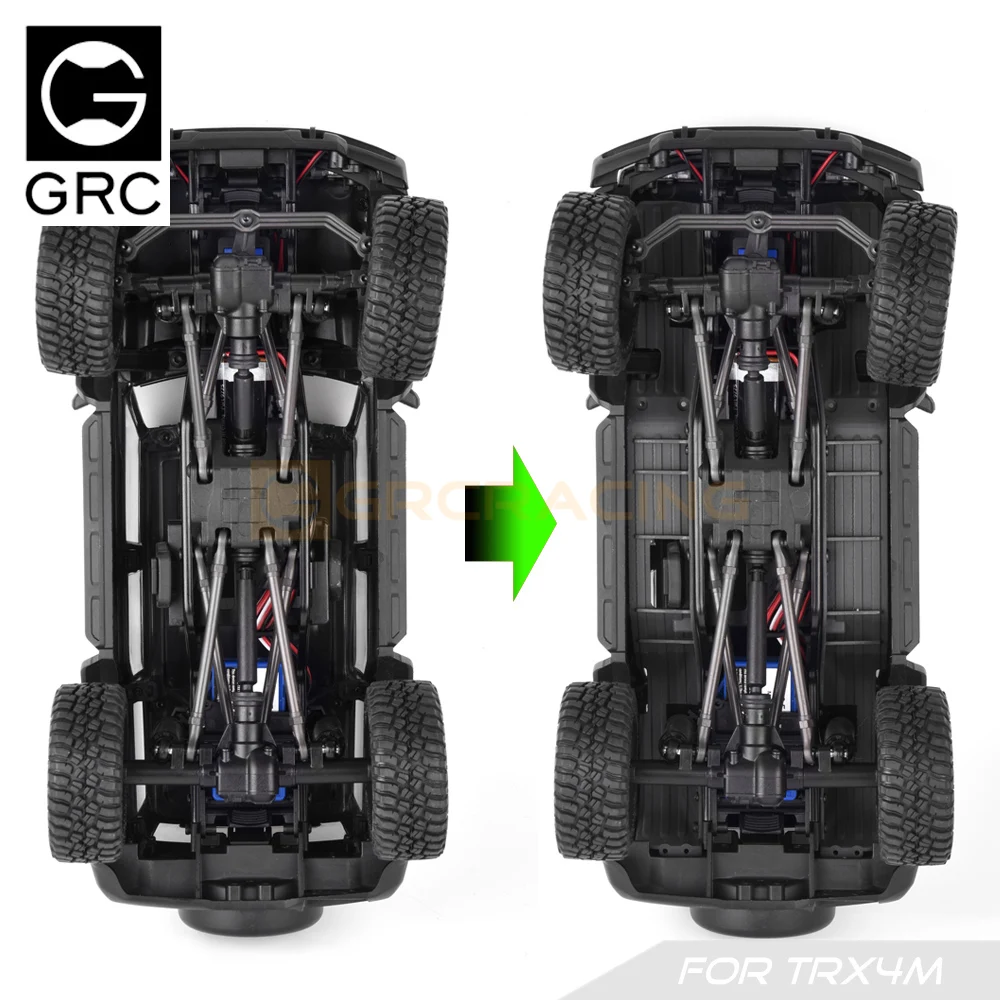 Guardabarros de chasis de impresión 3d para coche, accesorios de actualización para Traxxas Trx4-m Bronco Trx4m Rc Crawler, 1/18