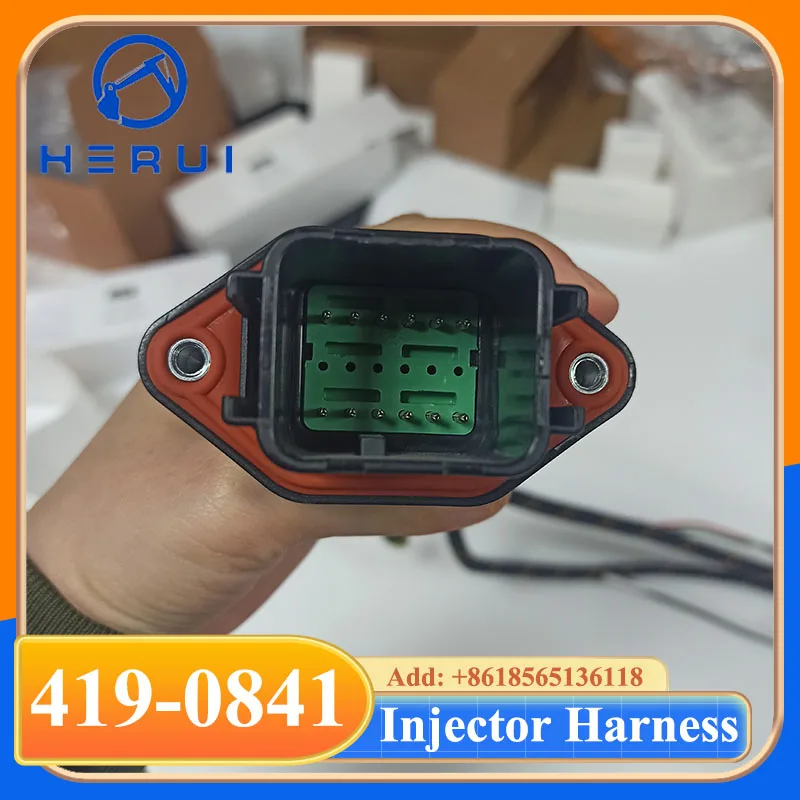 C9 Injector Wire Harness 2153249 4190841 215-3249 419-0841 for Excavator 330D 336D Wiring Harness