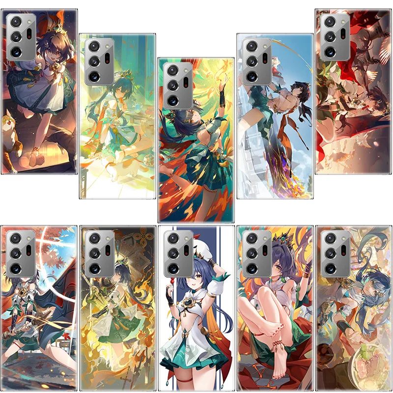 

Star Rail Yunli Phone Case For Samsung Galaxy S25 Edge S24 S23 FE S22 S26 Ultra S21 S20 S10 Plus Capa Soft