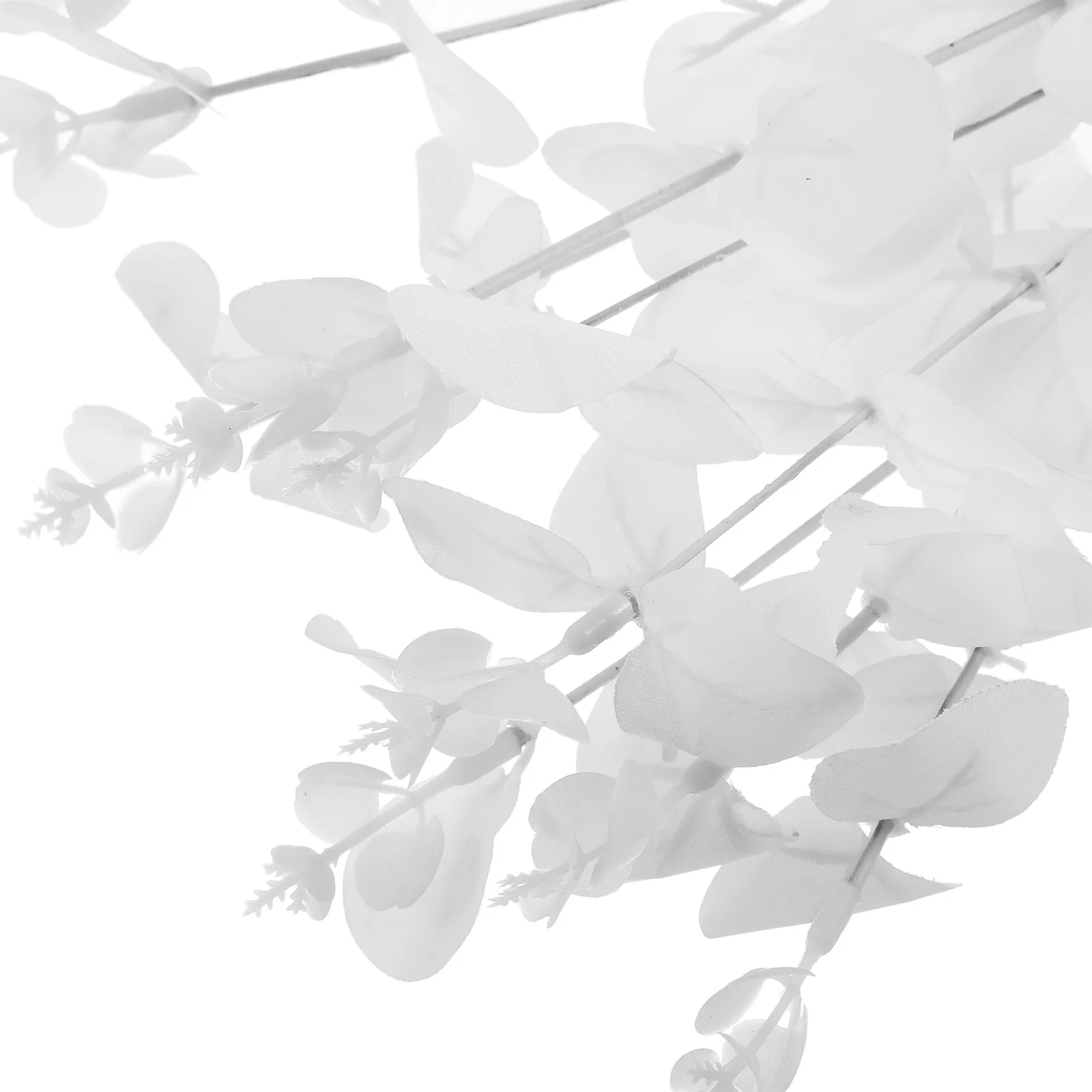 

3pcs Artificial Eucalyptus Stems Fake Leaves Real Touch Home Plant Decor Wedding Centerpiece Office Vase Decoration Faux