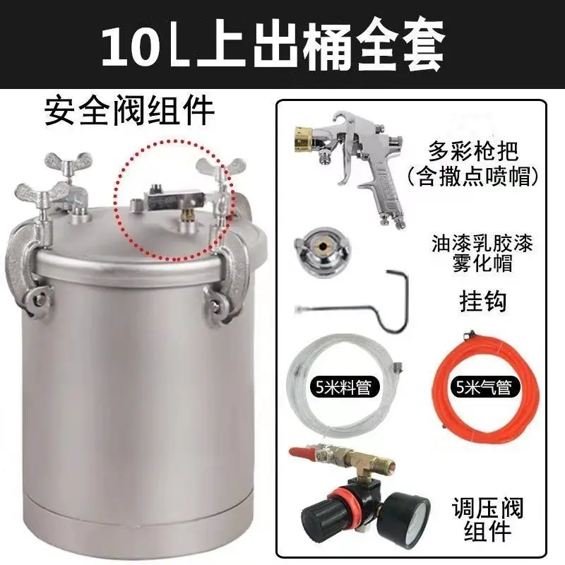 

10 л Upstairs 2,0/2,5/3,0/3,3/4,0 Call Paint Распространение давления Бочковое покрытие Латексная насадка для распыления краски